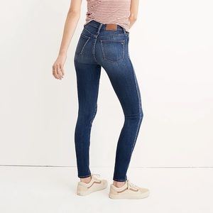 Madewell Petite 10" High-Rise Skinny Jeans in Danny Wash: TENCEL™ Denim Edition